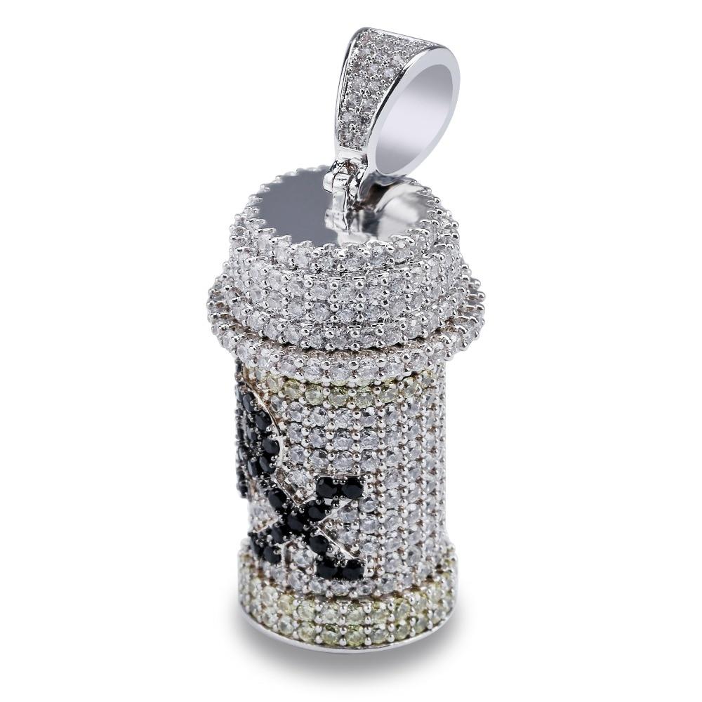 Detachable Medicine Bottle Pendant 18K - ICECI