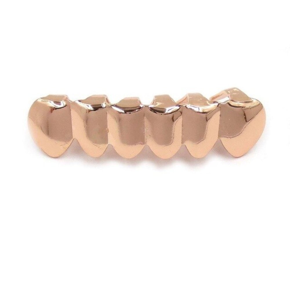 Diamond Dust Stripe Top Grillz 14K - ICECI