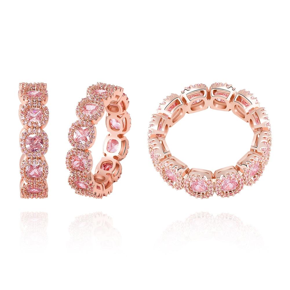 Diamond Halo Eternity Ring 14K - ICECI