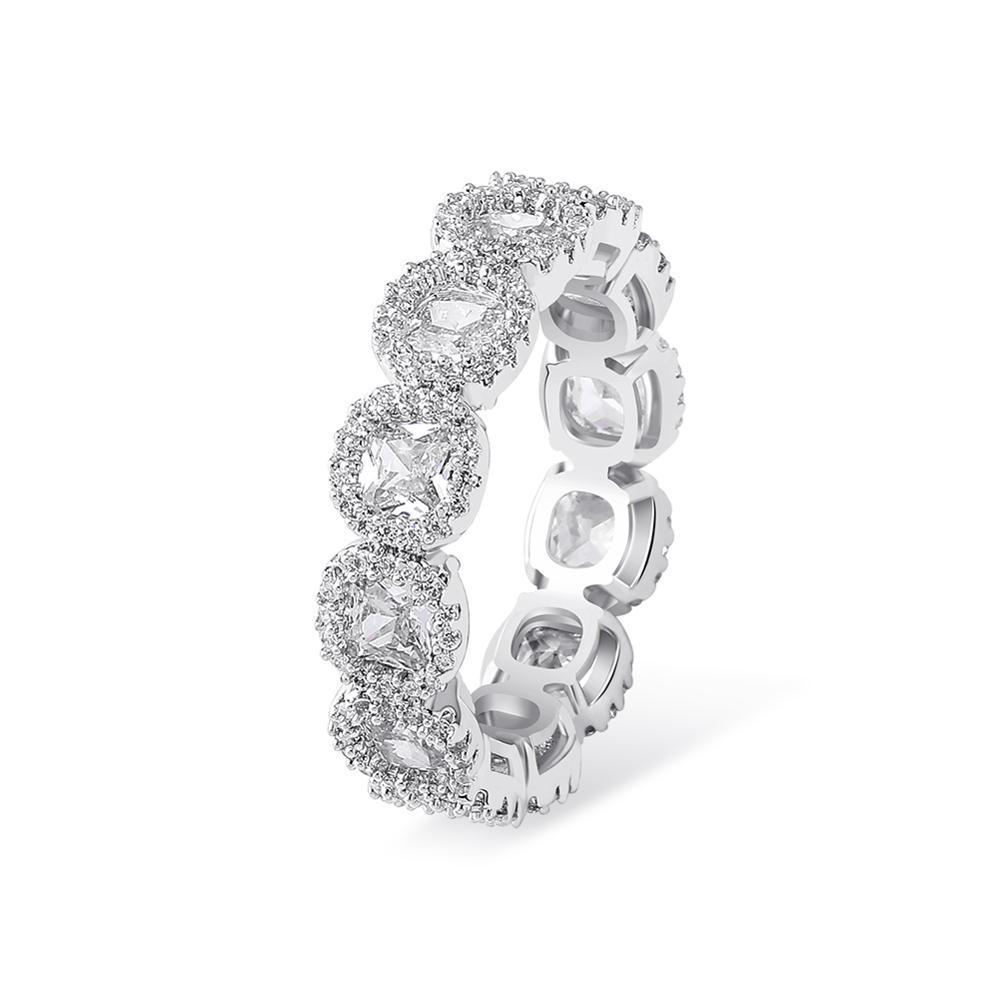 Diamond Halo Eternity Ring 14K - ICECI