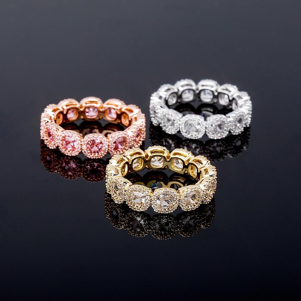 Diamond Halo Eternity Ring 14K - ICECI
