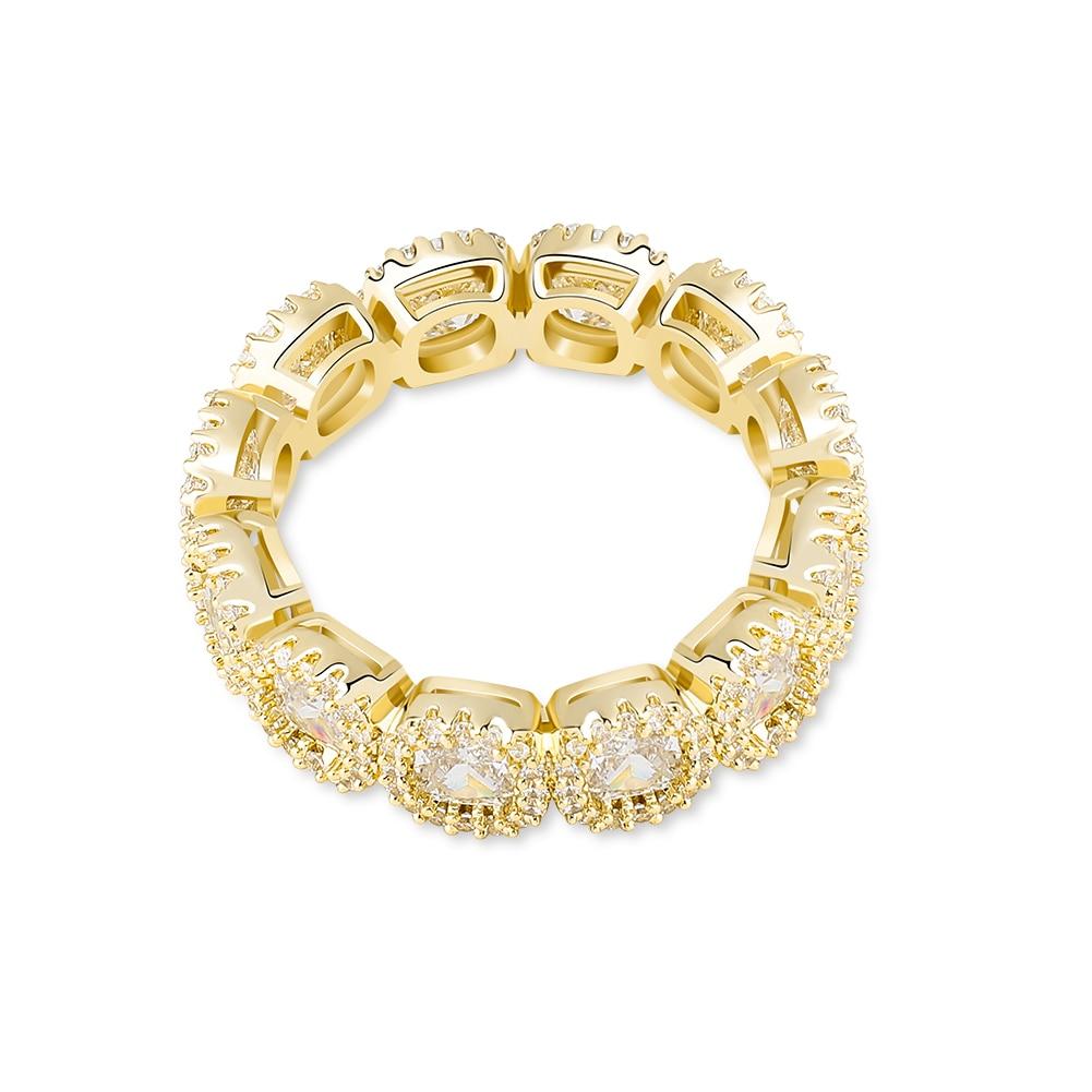 Diamond Halo Eternity Ring 14K - ICECI