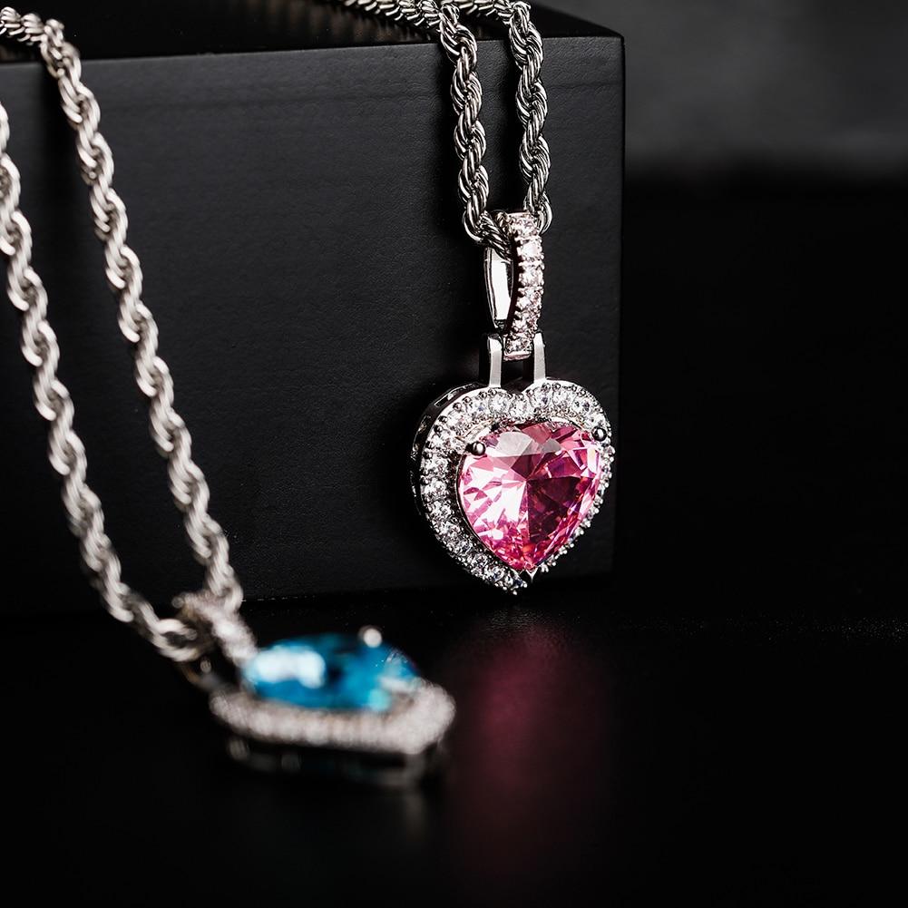 Diamond Heart Pendant 14K - ICECI