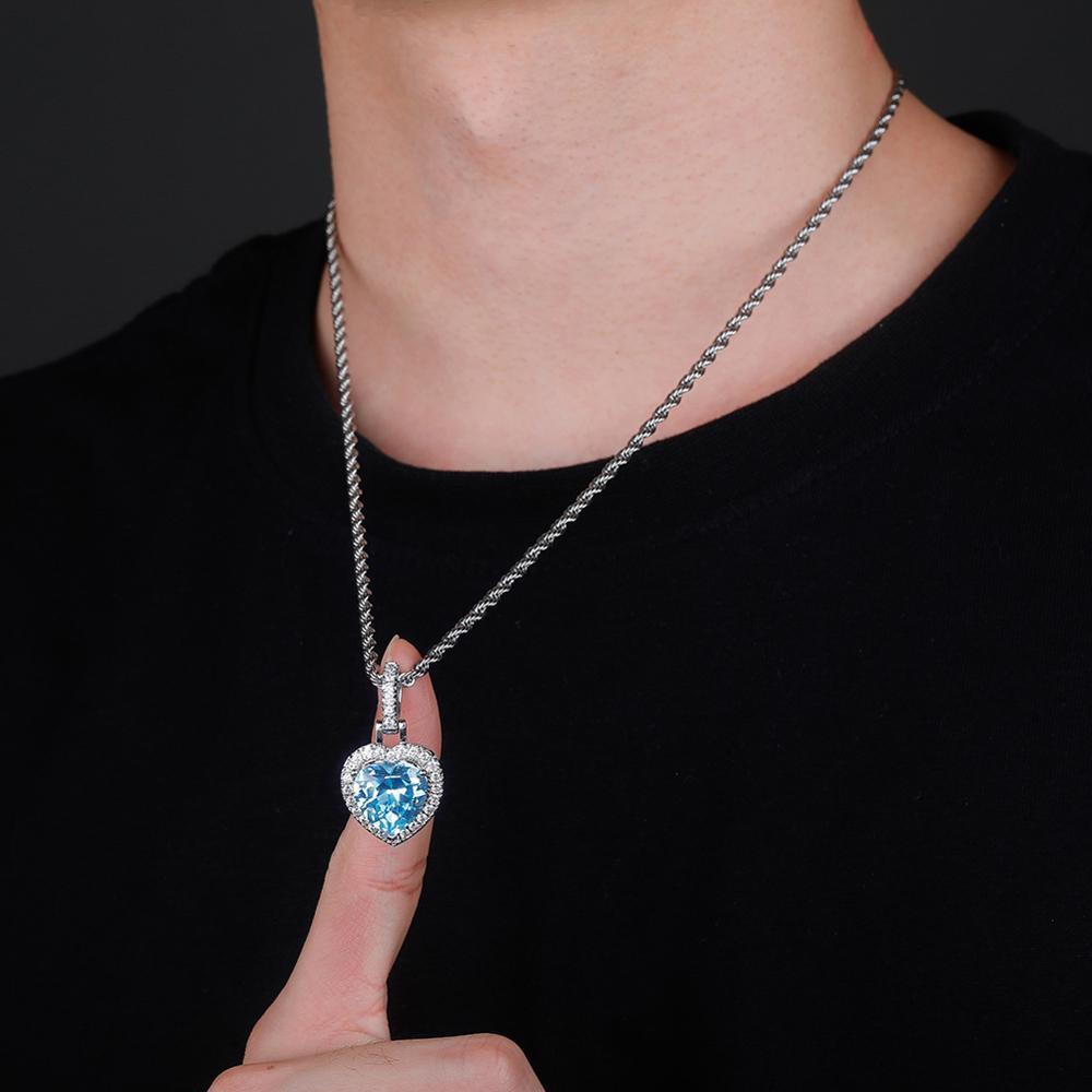 Diamond Heart Pendant 14K - ICECI