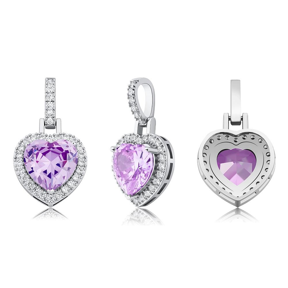 Diamond Heart Pendant 14K - ICECI