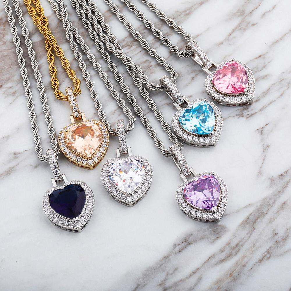 Diamond Heart Pendant 14K - ICECI