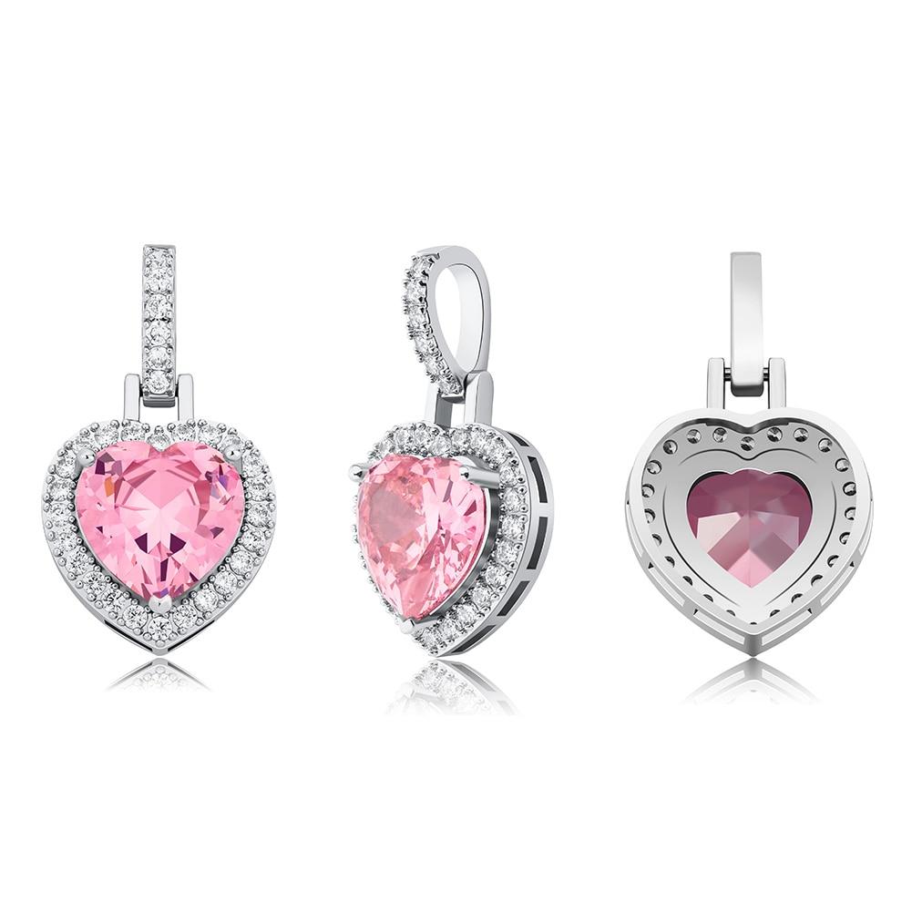 Diamond Heart Pendant 14K - ICECI