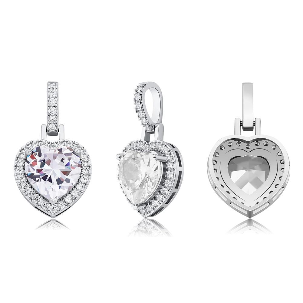 Diamond Heart Pendant 14K - ICECI