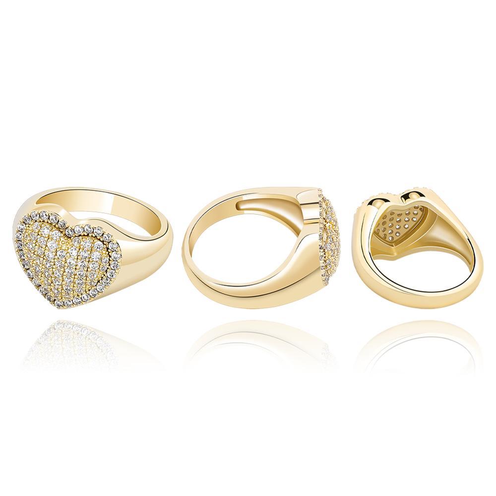 Diamond Heart Ring 14K - ICECI