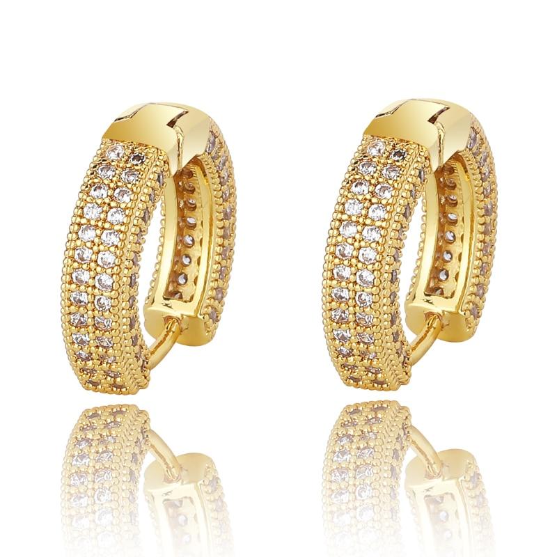 Diamond Hoop Earrings 18K - ICECI