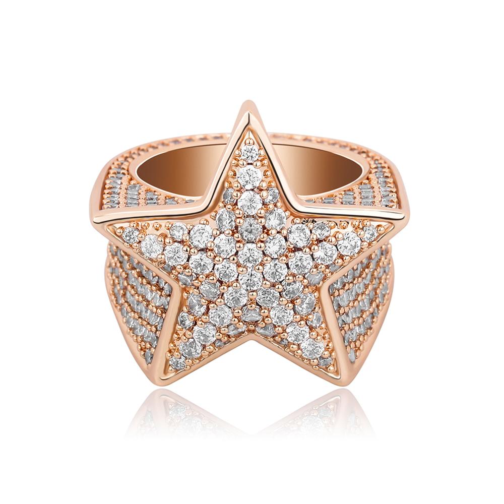 Diamond Star Ring 14K - ICECI