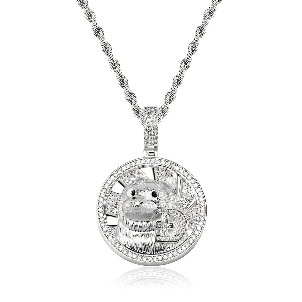 Dogecoin Pendant 14K - ICECI