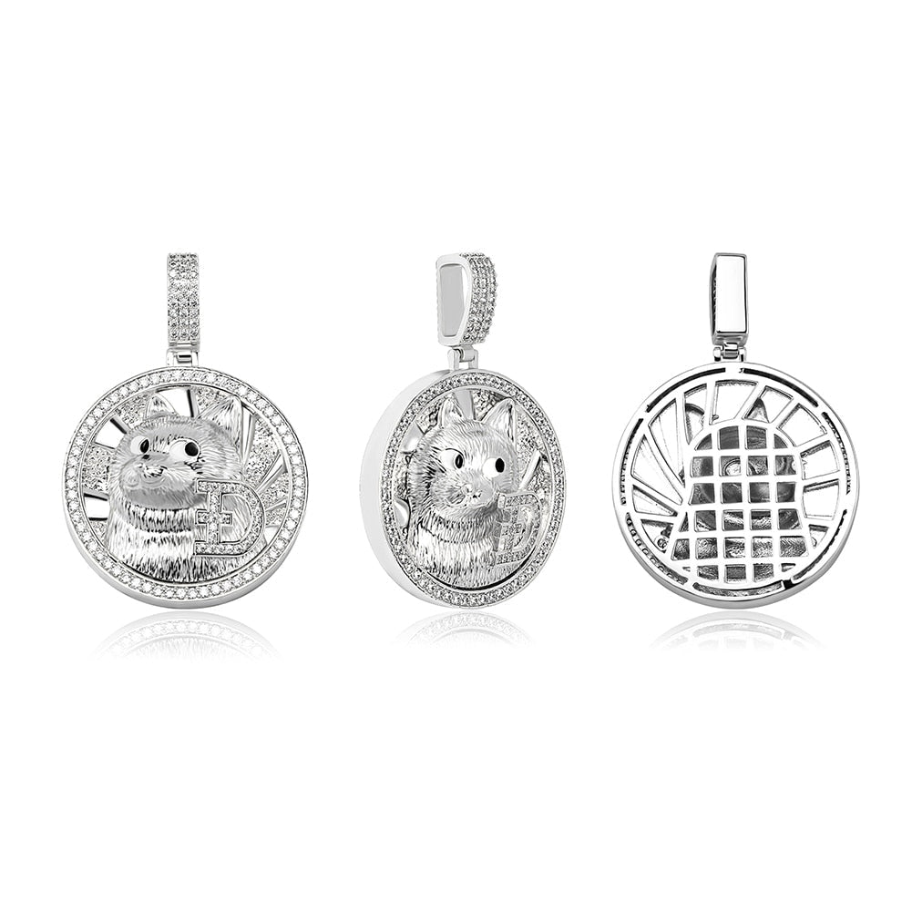 Dogecoin Pendant 14K - ICECI