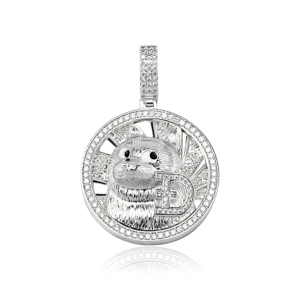 Dogecoin Pendant 14K - ICECI