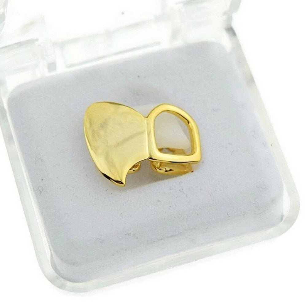 Double Cap Fang Grillz 14K - ICECI