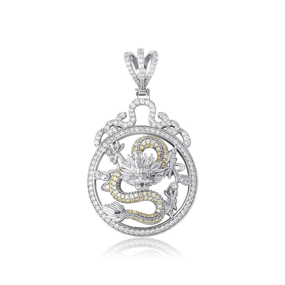 Dragon Spirit Ornament Pendant 14K - ICECI