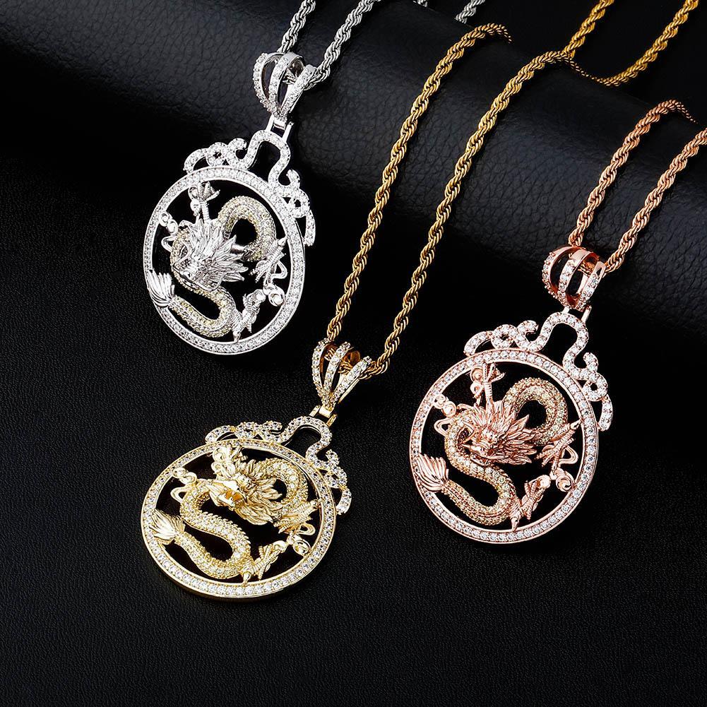 Dragon Spirit Ornament Pendant 14K - ICECI