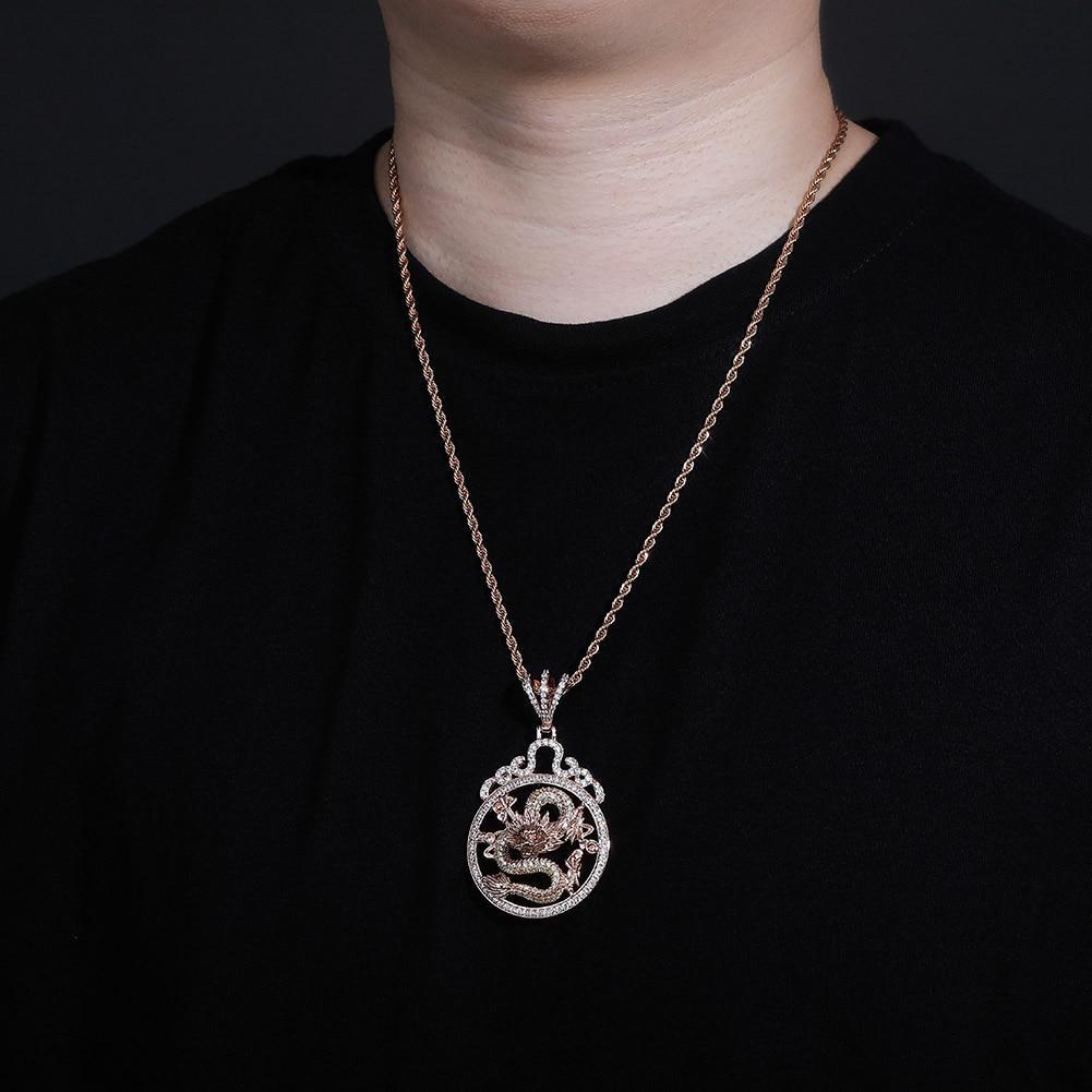 Dragon Spirit Ornament Pendant 14K - ICECI