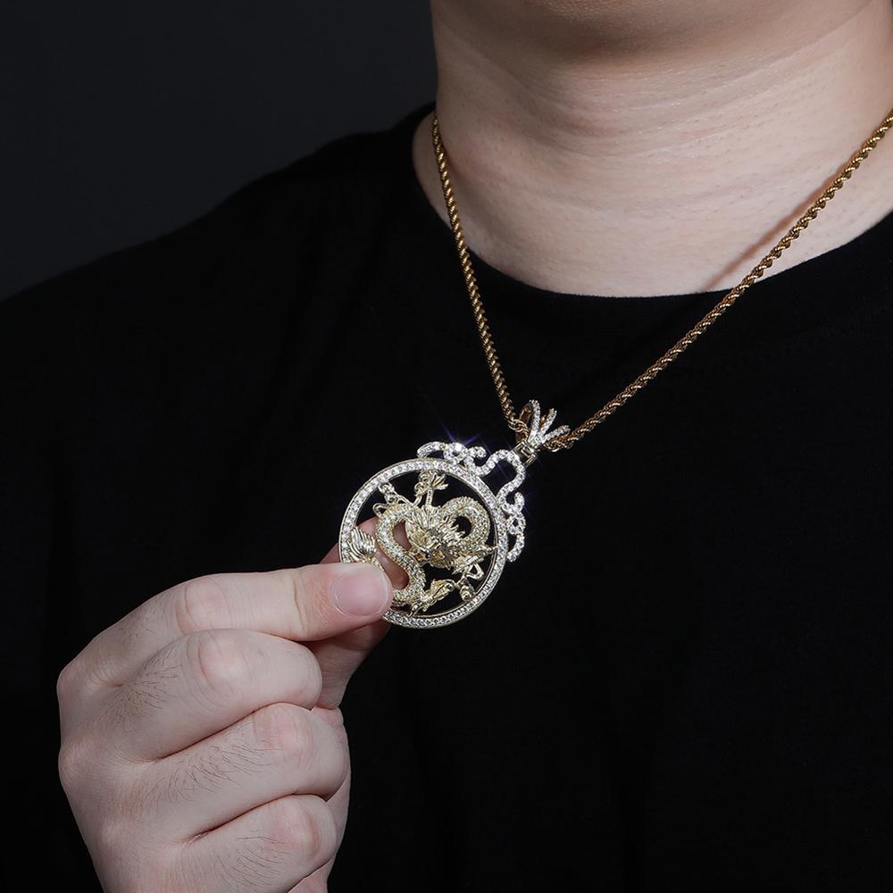 Dragon Spirit Ornament Pendant 14K - ICECI