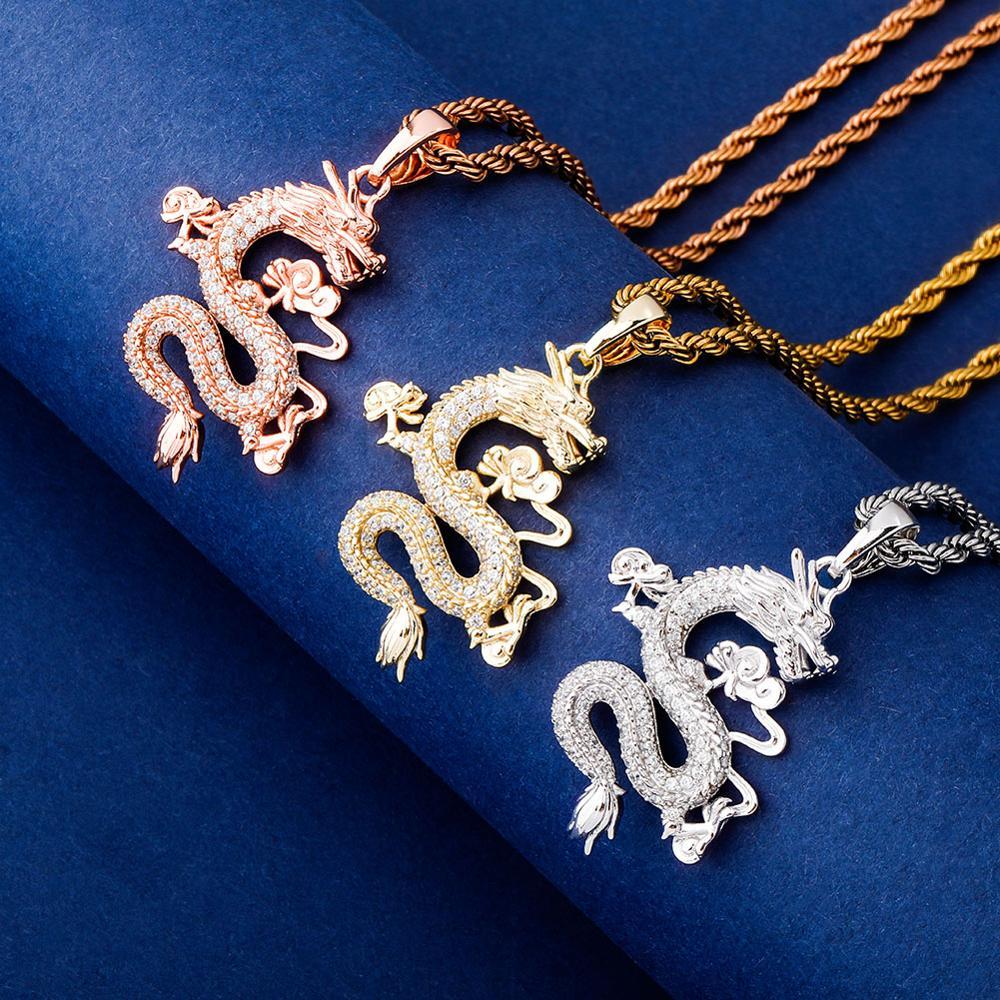 Dragon Spirit Pendant 14K - ICECI