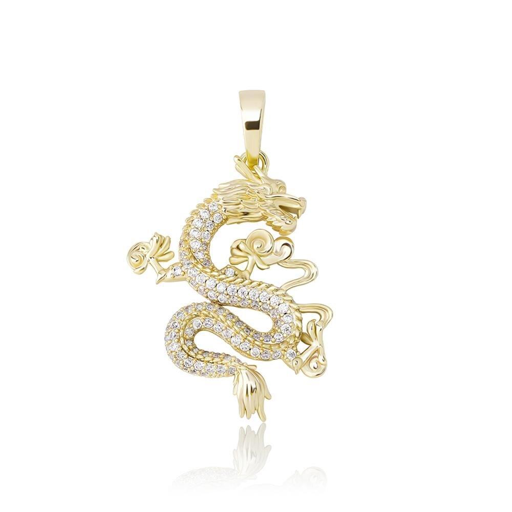 Dragon Spirit Pendant 14K - ICECI