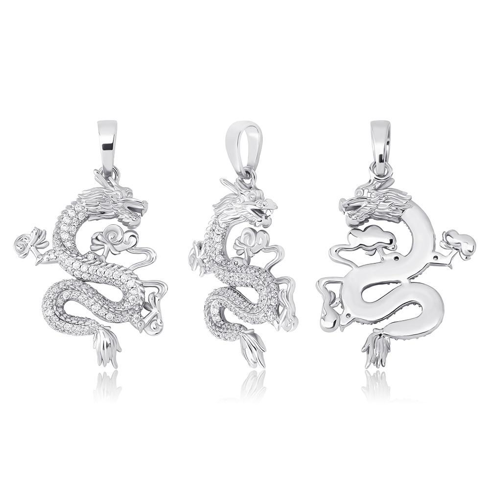 Dragon Spirit Pendant 14K - ICECI