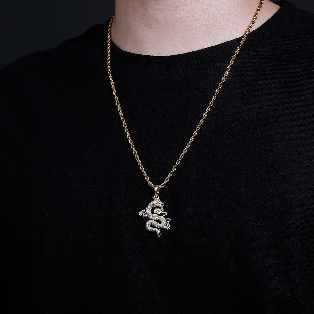 Dragon Spirit Pendant 14K - ICECI