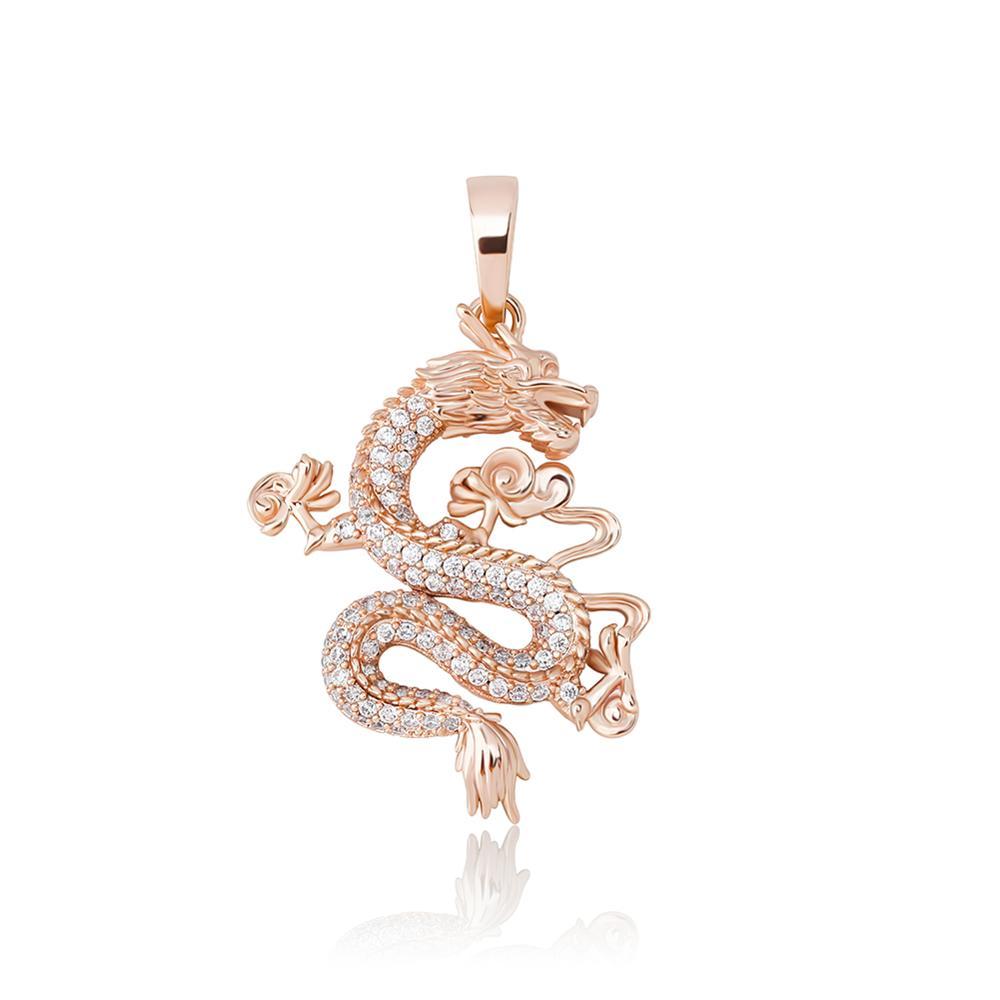 Dragon Spirit Pendant 14K - ICECI