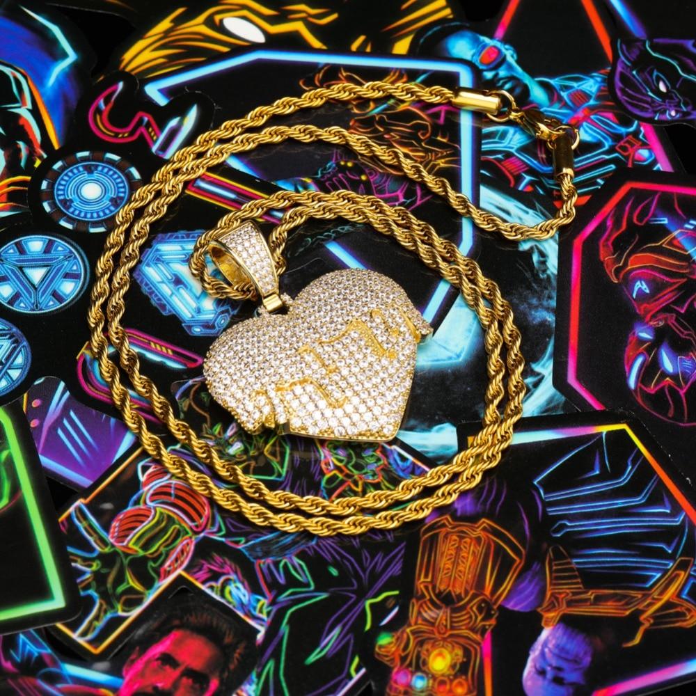 Drip Heart Pendant 14K - ICECI