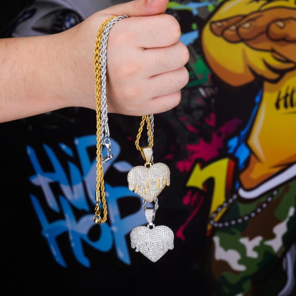 Drip Heart Pendant 14K - ICECI