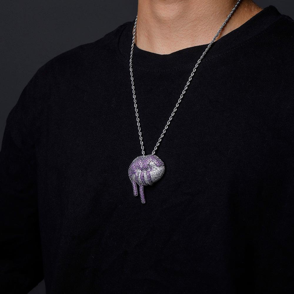 Drip Lip Pendant 14K - ICECI