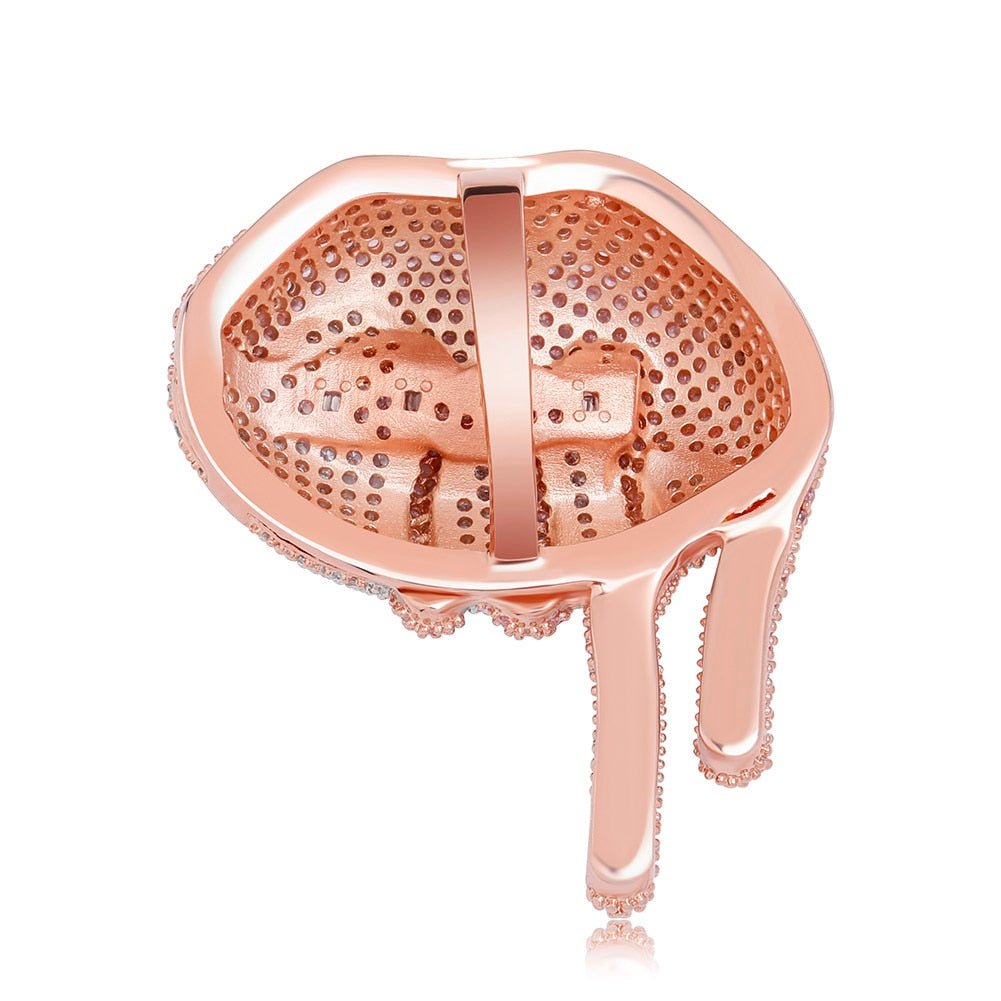 Drip Lip Pendant 14K - ICECI
