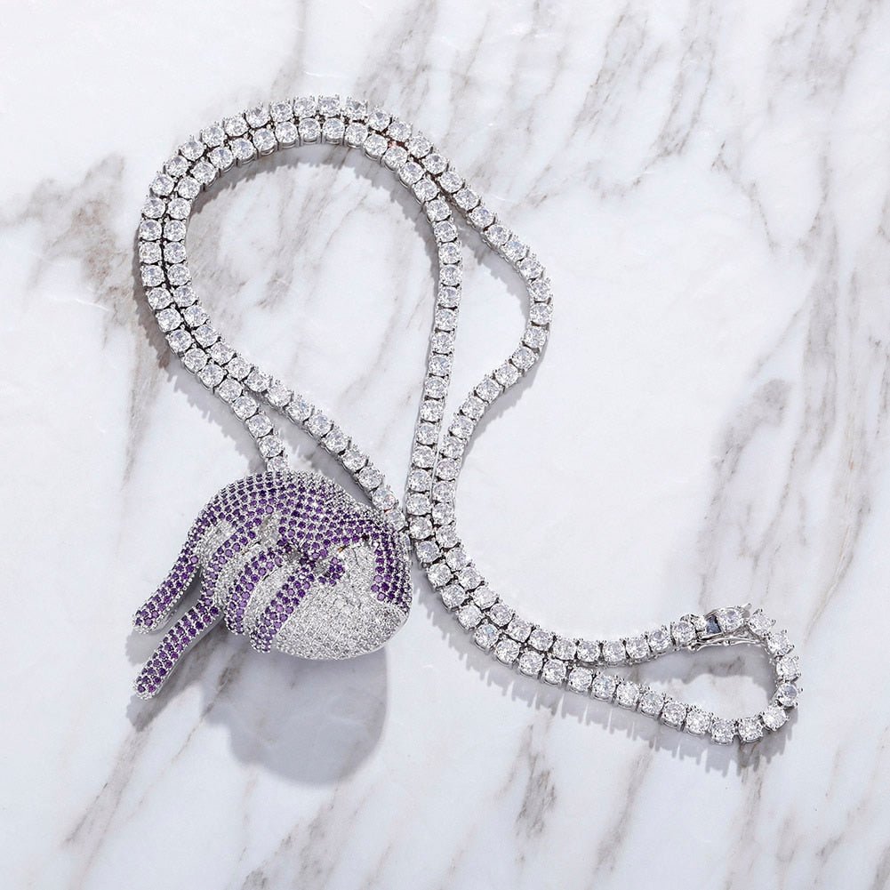 Drip Lip Pendant 14K - ICECI