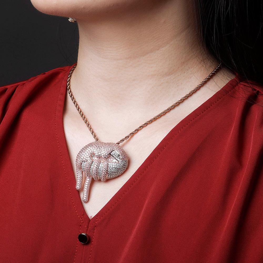 Drip Lip Pendant 14K - ICECI