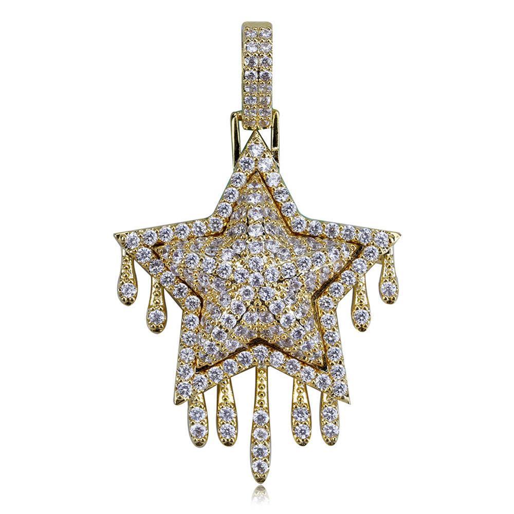 Drip Star Pendant 18K - ICECI