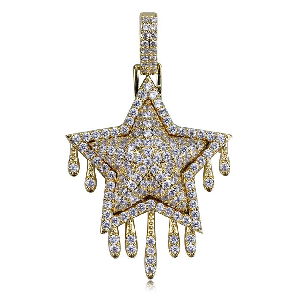 Drip Star Pendant 18K - ICECI
