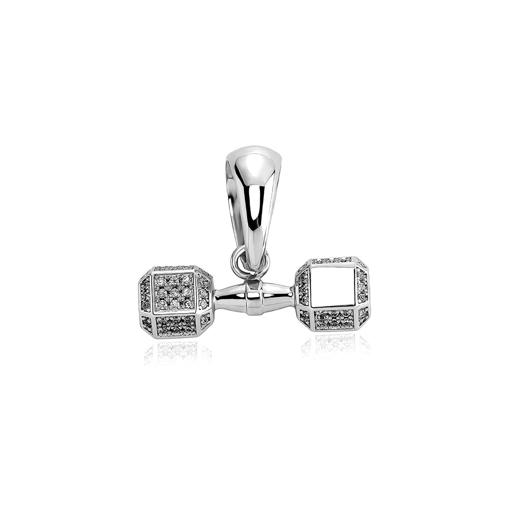 Dumbbell Pendant 14K - ICECI
