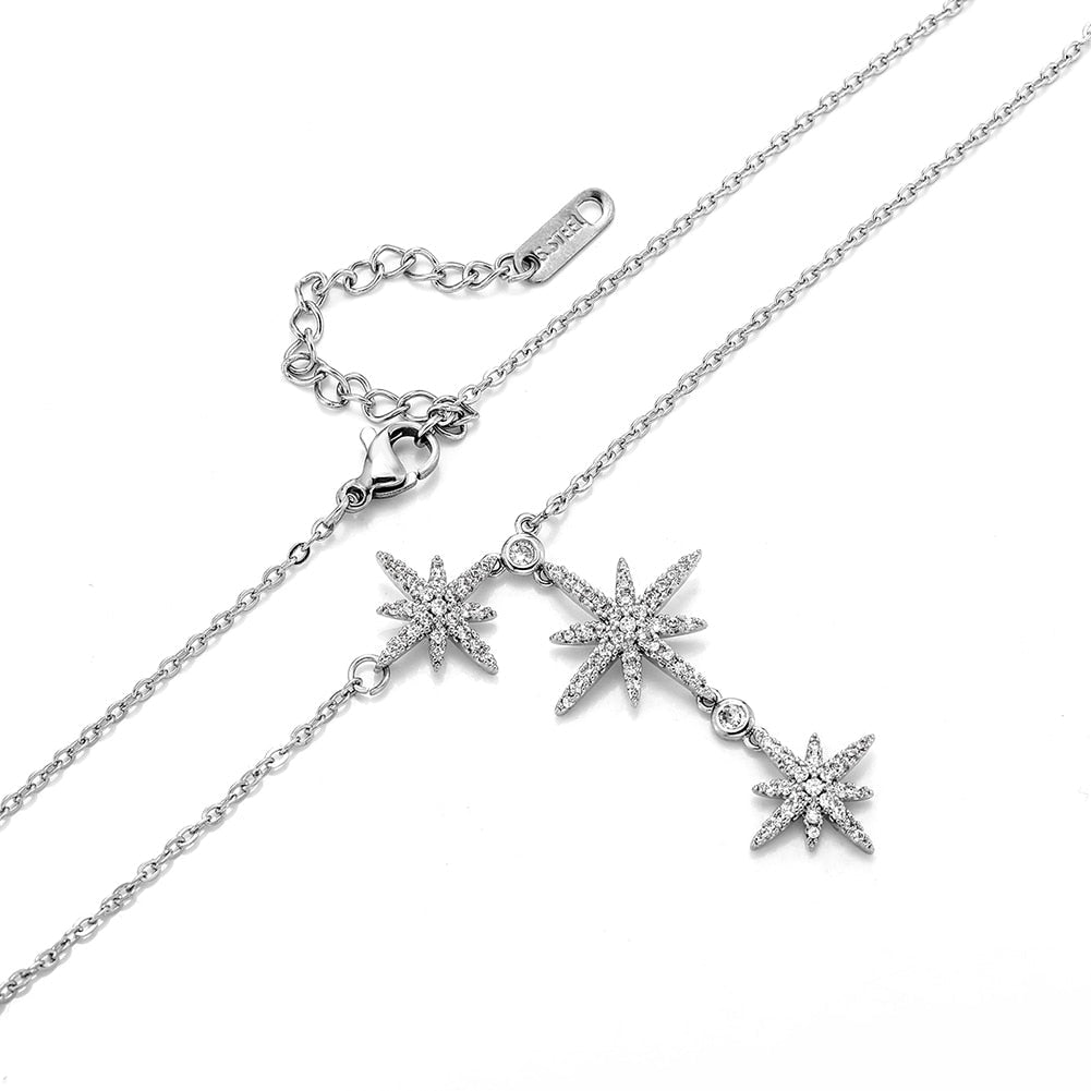 Eight Awn Star Pendant 14K - ICECI