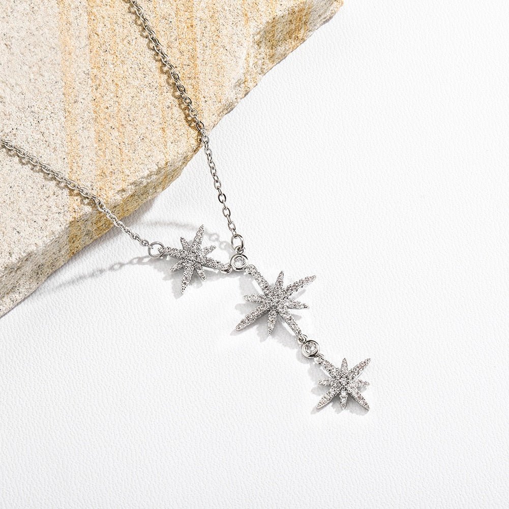 Eight Awn Star Pendant 14K - ICECI