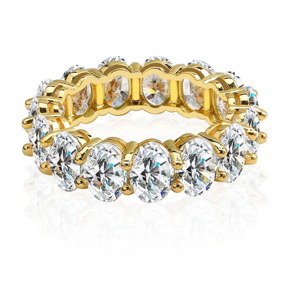 Eternity Oval Ring 18K - ICECI