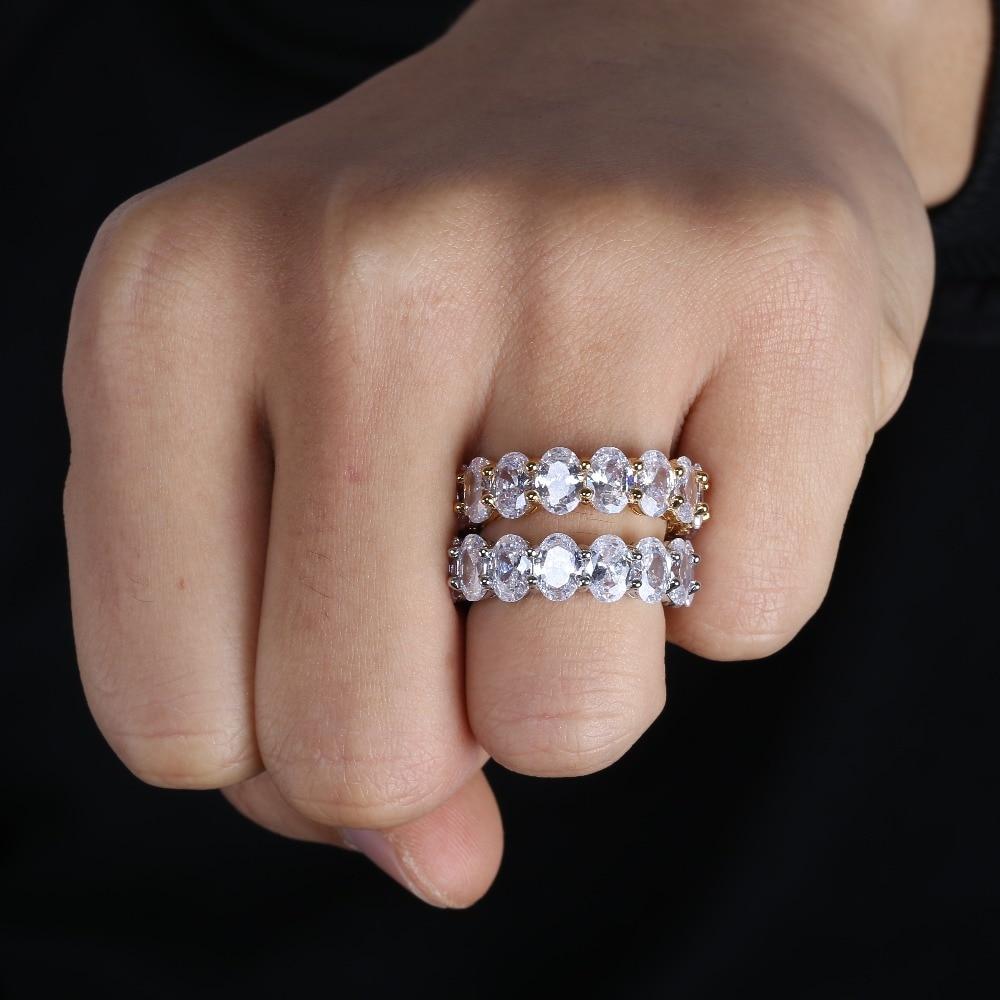Eternity Oval Ring 18K - ICECI