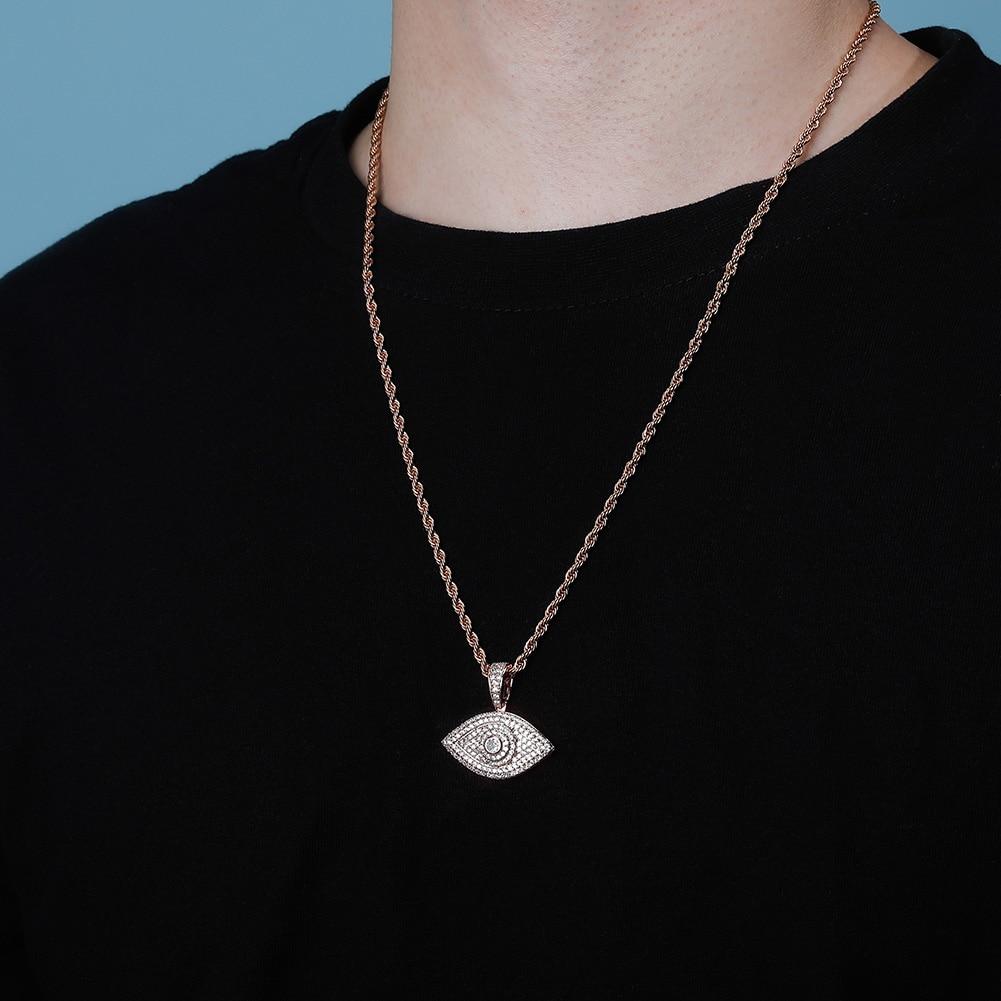 Evil Eye Pendant 14K - ICECI