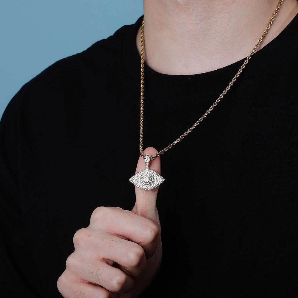 Evil Eye Pendant 14K - ICECI