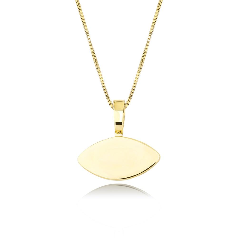 Evil Eye Pendant 14K x Sterling Silver - ICECI
