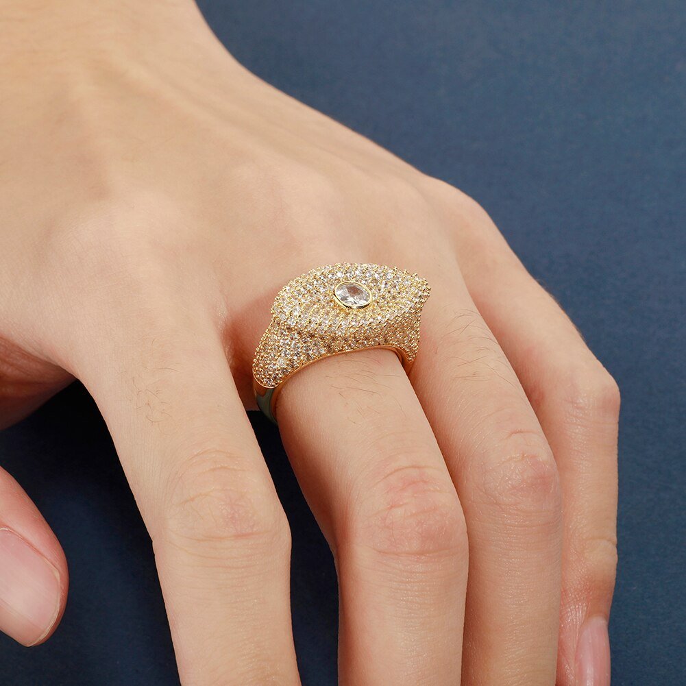 Evil Eye Pendant + Evil Eye Ring Bundle 14K - ICECI