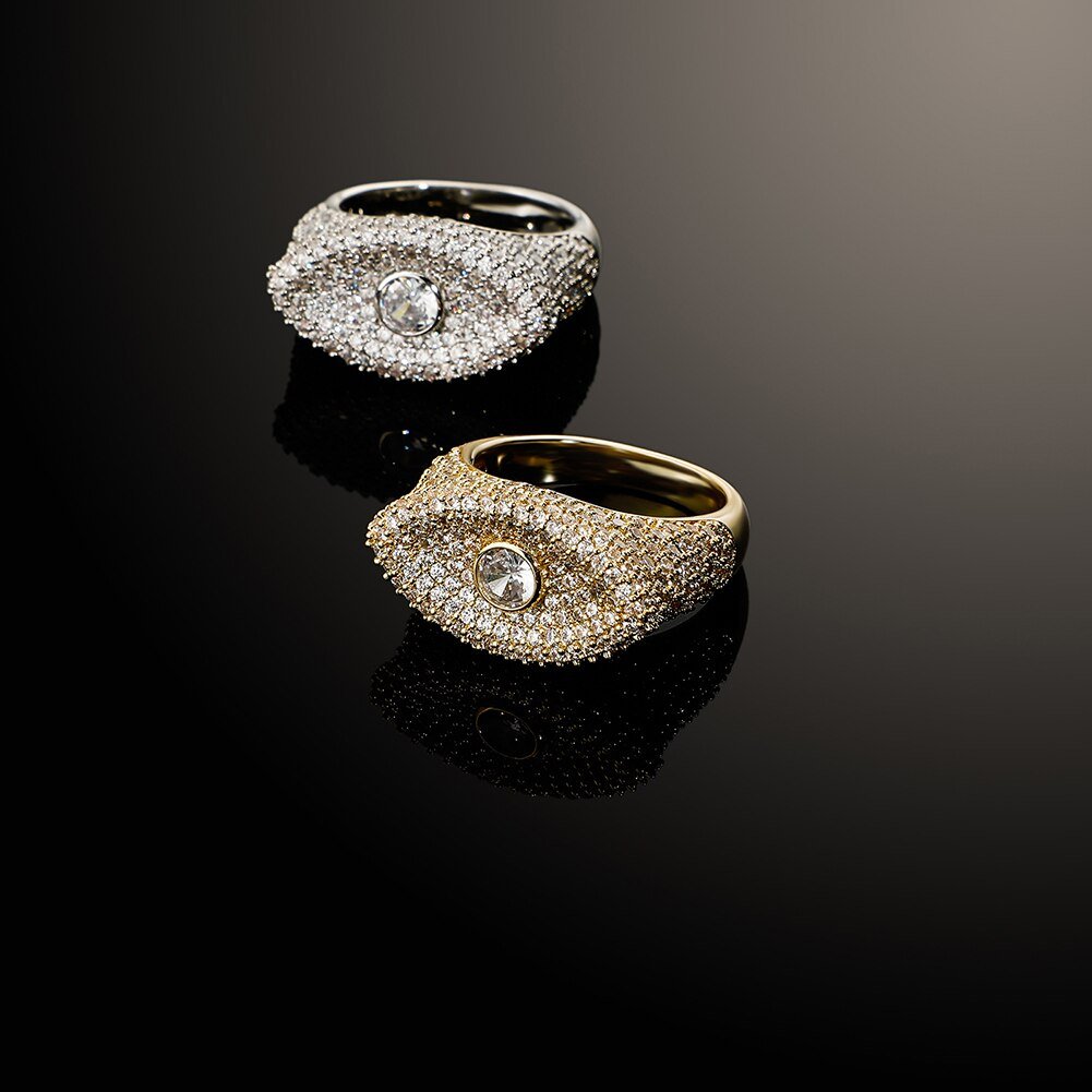 Evil Eye Pendant + Evil Eye Ring Bundle 14K - ICECI