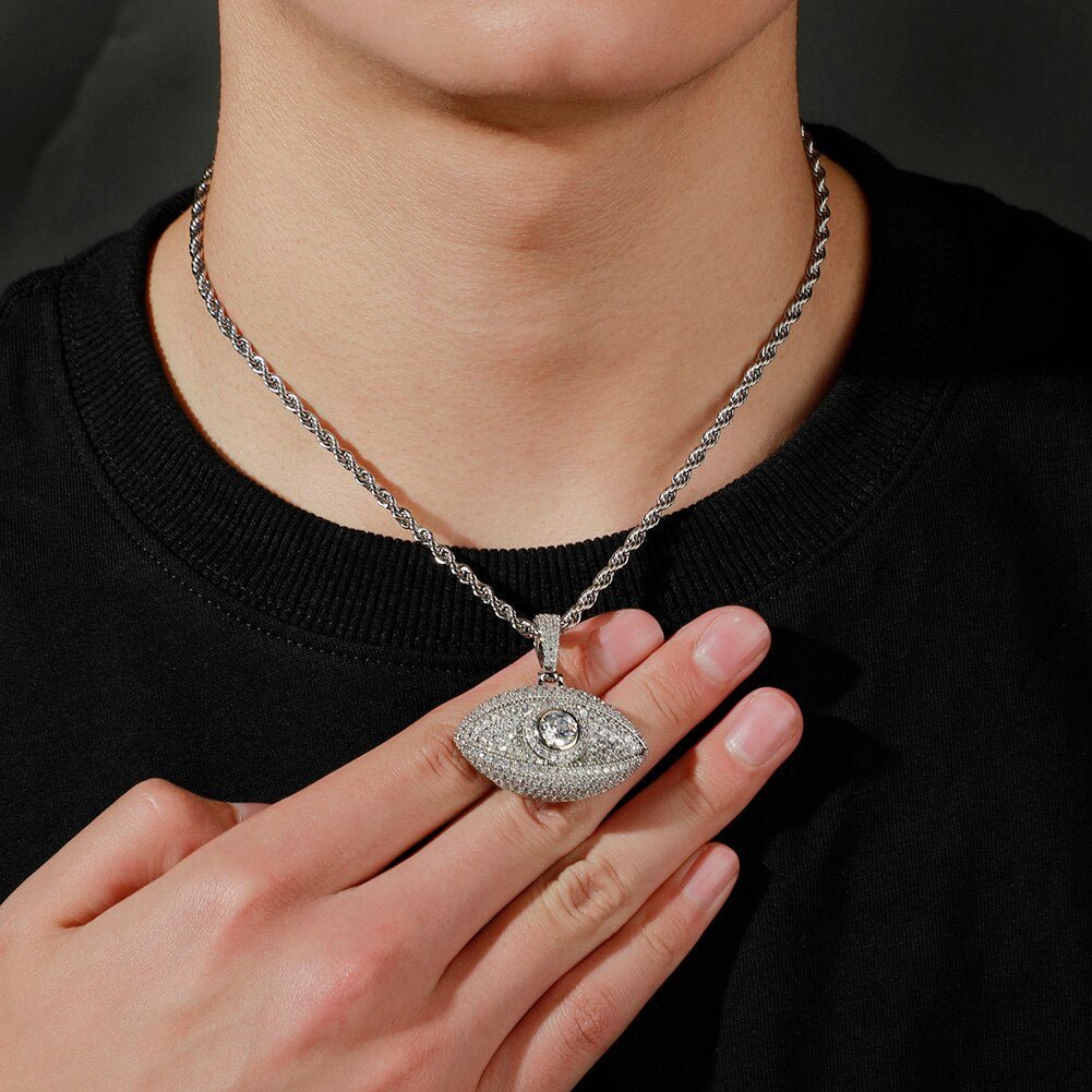 Evil Eye Pendant + Evil Eye Ring Bundle 14K - ICECI