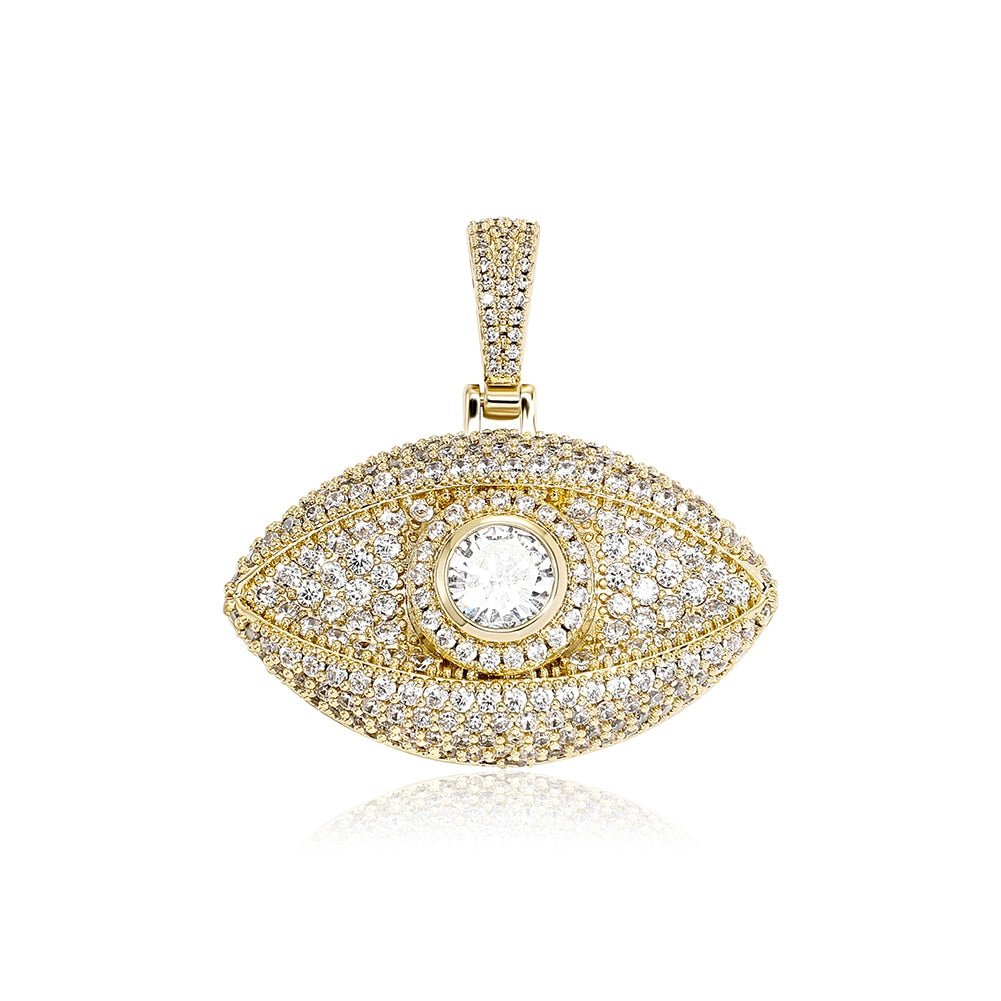Evil Eye Pendant + Evil Eye Ring Bundle 14K - ICECI