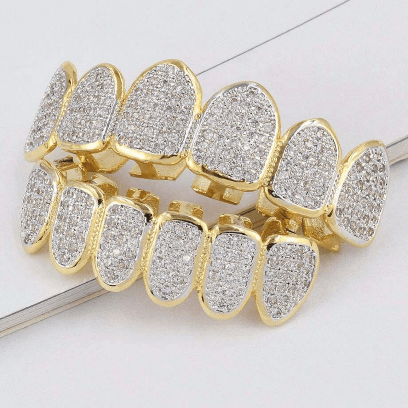 Exclusive CZ Cluster Premium Grillz 14K - ICECI