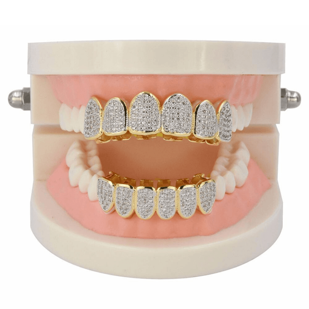 Exclusive CZ Cluster Premium Grillz 14K - ICECI